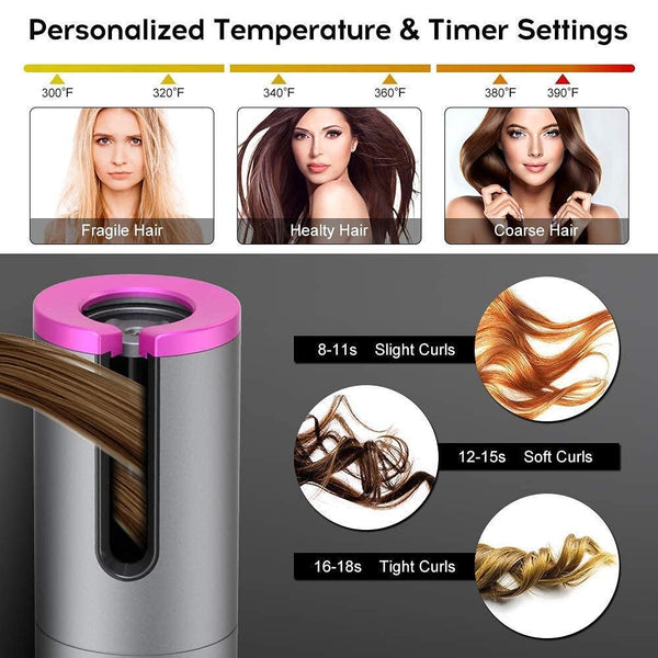 Usb Rechargeable Automatic Hair Curler