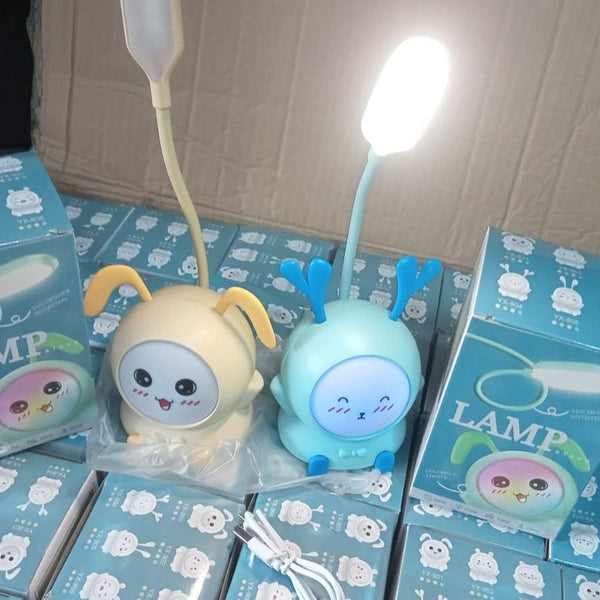 LED Cute Kids Desk Cartoon Lamp Rechargeable