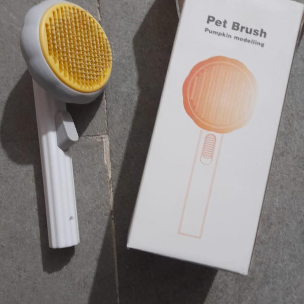 Cat and Dog Grooming Brush for Easy Hair Removal