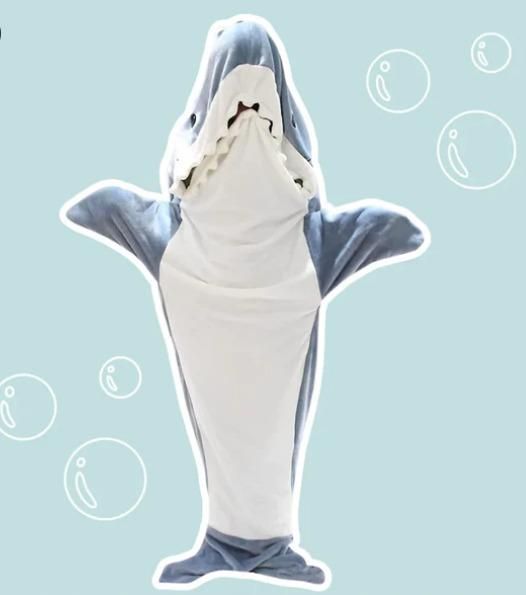 Shark Blanket Parties Plush Funny Clothing Comfortable Cosplay Shark Costume